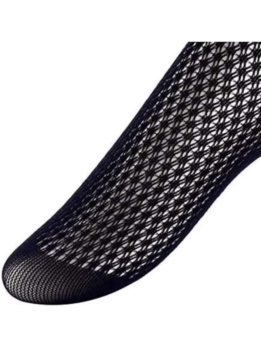 Multicolor Vintage Lace Ankle Socks - 6 Pairs Elegant Fishnet Party & Streetwear
